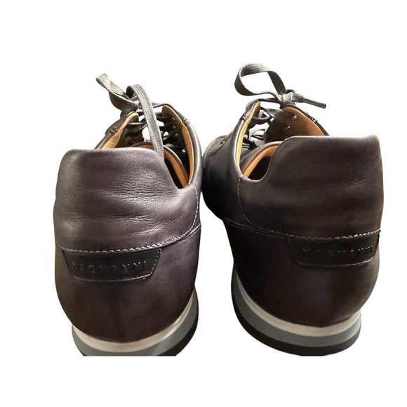 Magnanni Cristian 15745 Gray Leather Sneaker Lace up Shoes Mens Sz 14 - Picture 5 of 8